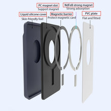 Load image into Gallery viewer, For iPhone 13 Series / iPhone 12 Series Silicone Wallet Pouch Card Case Anti-degaussing Card Holder Magsafing Magnetic Sticker