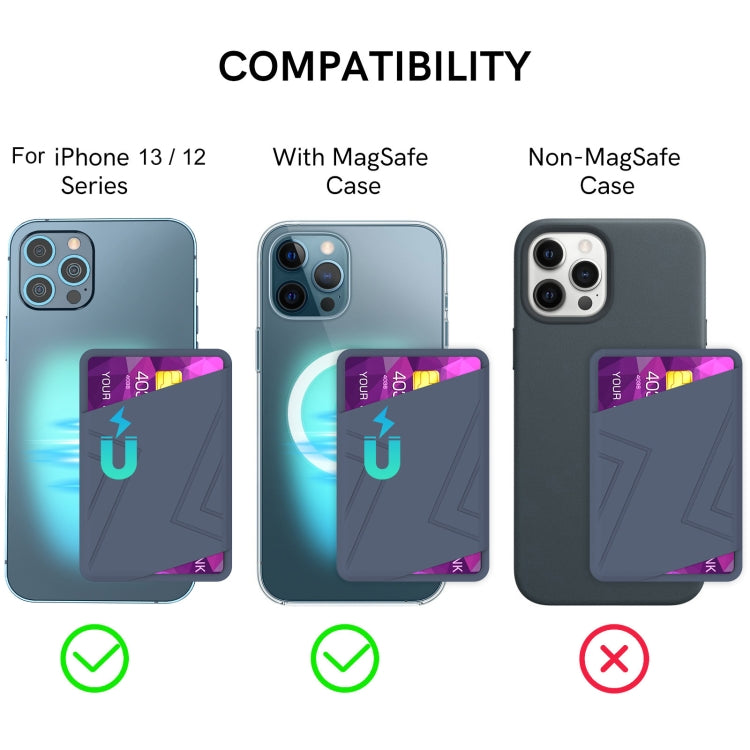 Silicone Wallet Pouch Card Case Magsafing Card Holder