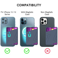 Load image into Gallery viewer, Silicone Wallet Pouch Card Case Magsafing Card Holder
