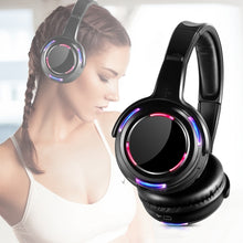 Load image into Gallery viewer, UHF-9 Headset LED Wireless Noise Cancelling Earphone