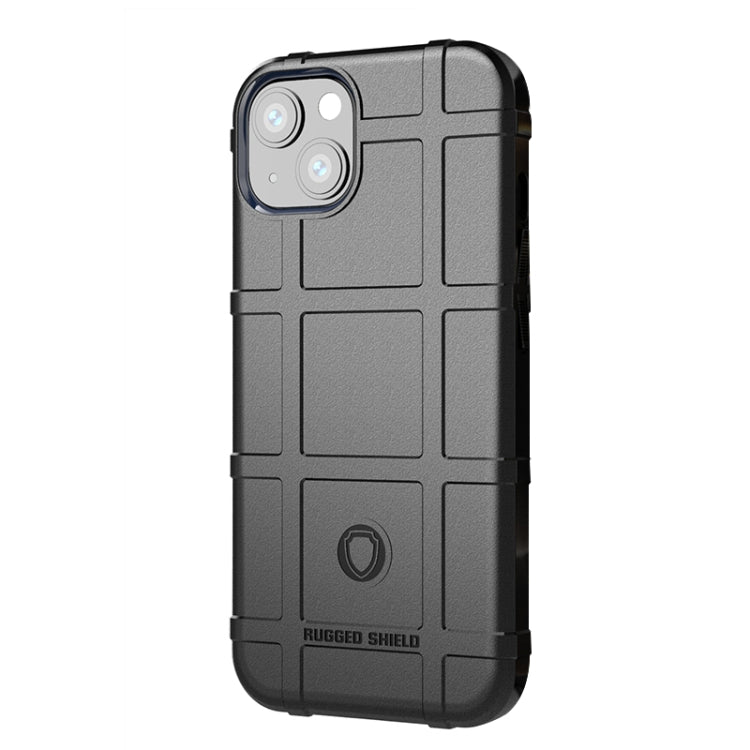 For iPhone 13 mini Rugged Shield Full Coverage Shockproof TPU Case
