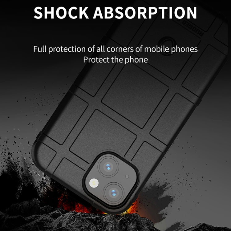 For iPhone 13 mini Rugged Shield Full Coverage Shockproof TPU Case