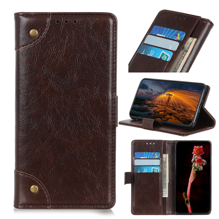 For iPhone 11 Pro Max Copper Buckle Nappa Texture Horizontal Flip Leather Case, with Holder & Card Slots & Wallet