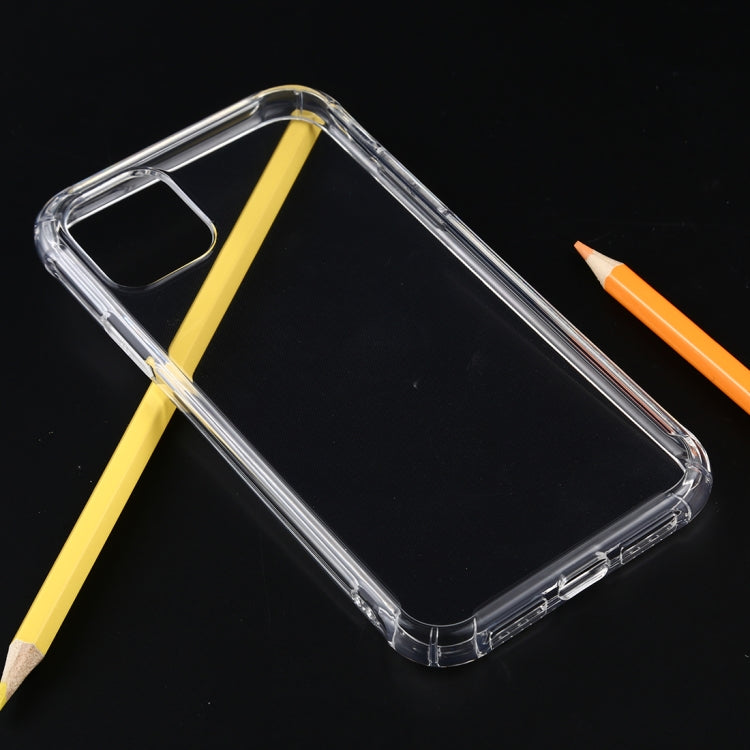 For iPhone 11 Pro Max Shockproof Thick Transparent TPU Protective Case