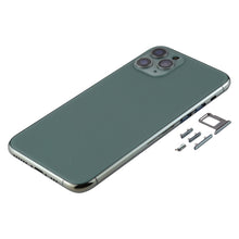 Load image into Gallery viewer, Back Housing Cover with SIM Card Tray &amp; Side keys &amp; Camera Lens for iPhone 11 Pro Max