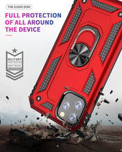 Load image into Gallery viewer, Armor Shockproof TPU + PC Protective Case for iPhone 11 Pro Max, with 360 Degree Rotation Holder, For iPhone 11 Pro Max