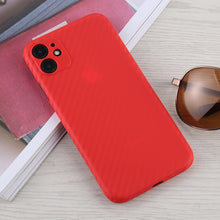 Load image into Gallery viewer, For iPhone 11 Carbon Fiber Texture PP Protective Case, For iPhone 11