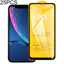 Load image into Gallery viewer, 25 PCS 9H 9D Full Screen Tempered Glass Screen Protector for iPhone XR / iPhone 11