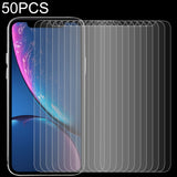 For iPhone 11 / XR 50pcs 0.3mm 2.5D 9H Tempered Glass Film, For iPhone 11 / XR(50 PCS)