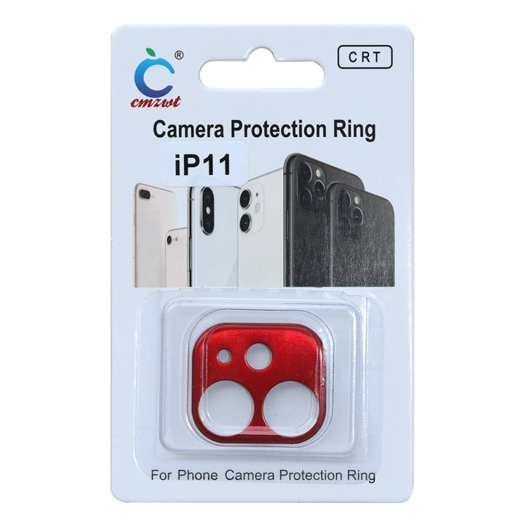 For iPhone 11 Aluminum Alloy Camera Lens Protector