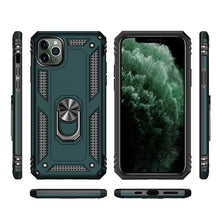 Load image into Gallery viewer, Armor Shockproof TPU + PC Protective Case for iPhone 11, with 360 Degree Rotation Holder, For iPhone 11