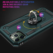 Load image into Gallery viewer, Armor Shockproof TPU + PC Protective Case for iPhone 11, with 360 Degree Rotation Holder, For iPhone 11