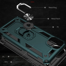 Load image into Gallery viewer, Armor Shockproof TPU + PC Protective Case for iPhone 11, with 360 Degree Rotation Holder, For iPhone 11