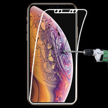 Load image into Gallery viewer, For iPhone 11 Pro Max / XS Max 0.1mm 9H Full Screen Flexible Fiber Tempered Glass Film, For iPhone 11 Pro Max / XS Max Black, For iPhone 11 Pro Max / XS Max White