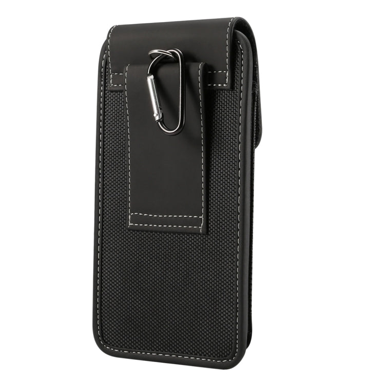 Universal Hanging Waist Oxford Cloth Case For 5.7-6.3 inch Mobile Phones, with Carabiner