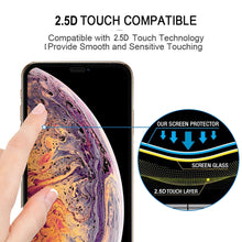 Load image into Gallery viewer, For iPhone XS Max 9H 2.5D Ultrathin Silk-screen Carbon Fiber Full Screen Protector Film