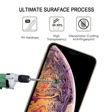 Load image into Gallery viewer, For iPhone XS Max 9H 2.5D Ultrathin Silk-screen Carbon Fiber Full Screen Protector Film