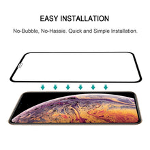 Load image into Gallery viewer, For iPhone XS Max 9H 2.5D Ultrathin Silk-screen Carbon Fiber Full Screen Protector Film