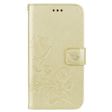 Load image into Gallery viewer, For iPhone XS Max Rose Embossed Horizontal Flip PU Leather Case with Holder &amp; Card Slots &amp; Wallet, For XS Max