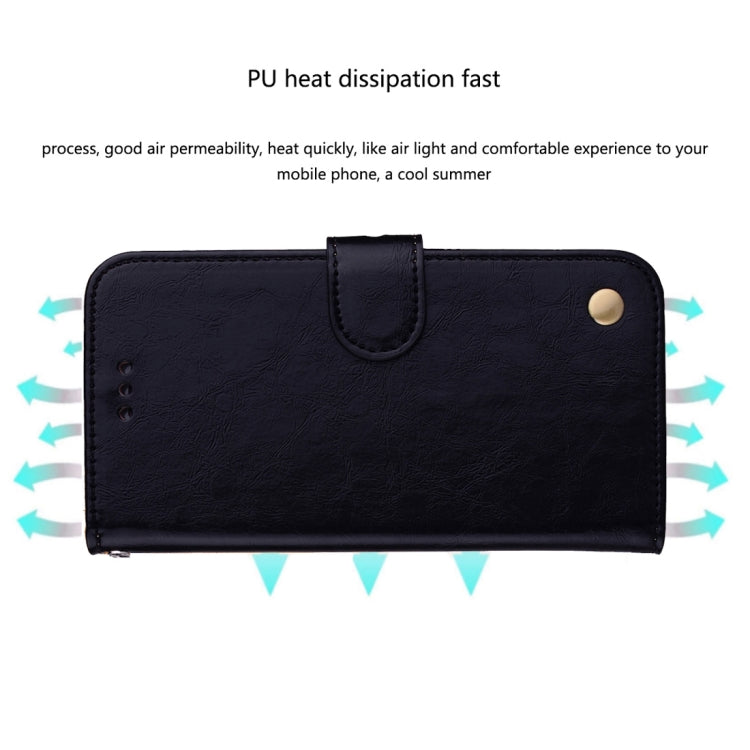 For iPhone XS Max Business Style Oil Wax Texture Horizontal Flip Leather Case with Holder & Card Slots & Wallet, For iPhone XS Max