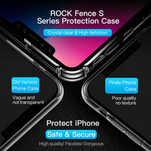 Load image into Gallery viewer, For iPhone XS Max ROCK Fence S Series Slim TPU Protective Case