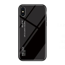 Load image into Gallery viewer, For iPhone XS Max Gradient Color Glass Case, iPhone XS Max