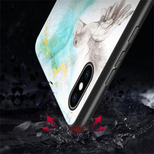 Load image into Gallery viewer, For iPhone XS Max Marble Glass Protective Case, For iPhone XS Max