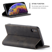 Load image into Gallery viewer, For iPhone XS Max CaseMe-013 Multifunctional Retro Frosted Horizontal Flip Leather Case with Card Slot &amp; Holder &amp; Wallet, For iPhone XS Max
