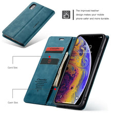 Load image into Gallery viewer, For iPhone XS Max CaseMe-013 Multifunctional Retro Frosted Horizontal Flip Leather Case with Card Slot &amp; Holder &amp; Wallet, For iPhone XS Max