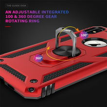 Load image into Gallery viewer, For iPhone XS Max Sergeant Armor Shockproof TPU + PC Protective Case with 360 Degree Rotation Holder