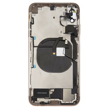 Load image into Gallery viewer, Battery Back Cover Assembly (with Side Keys &amp; Speaker Ringer Buzzer &amp; Motor &amp; Camera Lens &amp; Card Tray &amp; Power Button + Volume Button + Charging Port + Signal Flex Cable &amp; Wireless Charging Module) for iPhone XS Max