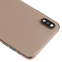 Load image into Gallery viewer, Battery Back Cover Assembly (with Side Keys &amp; Speaker Ringer Buzzer &amp; Motor &amp; Camera Lens &amp; Card Tray &amp; Power Button + Volume Button + Charging Port + Signal Flex Cable &amp; Wireless Charging Module) for iPhone XS Max