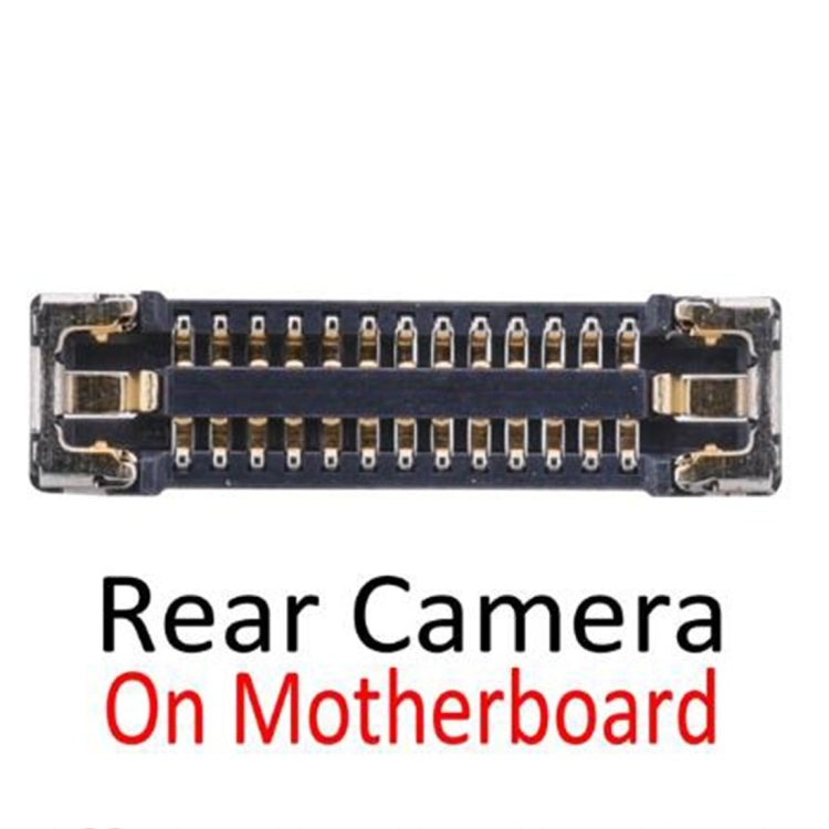 Rear Back Camera FPC Connector On Motherboard for iPhone XS Max