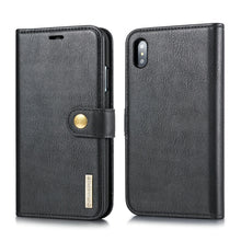 Load image into Gallery viewer, For iPhone XS Max DG.MING Crazy Horse Texture Flip Detachable Magnetic Leather Case with Holder &amp; Card Slots &amp; Wallet