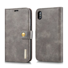 Load image into Gallery viewer, For iPhone XS Max DG.MING Crazy Horse Texture Flip Detachable Magnetic Leather Case with Holder &amp; Card Slots &amp; Wallet