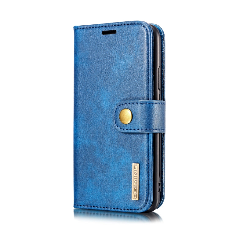 For iPhone XS Max DG.MING Crazy Horse Texture Flip Detachable Magnetic Leather Case with Holder & Card Slots & Wallet