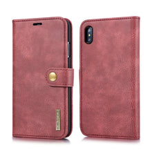 Load image into Gallery viewer, For iPhone XS Max DG.MING Crazy Horse Texture Flip Detachable Magnetic Leather Case with Holder &amp; Card Slots &amp; Wallet