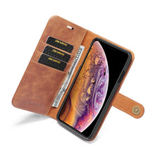 Load image into Gallery viewer, For iPhone XS Max DG.MING Crazy Horse Texture Flip Detachable Magnetic Leather Case with Holder &amp; Card Slots &amp; Wallet, iPhone XS Max, For iPhone XS Max