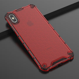 For iPhone XS Max Shockproof Honeycomb PC + TPU Protective Case, For iPhone XS Max