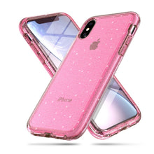 Load image into Gallery viewer, For iPhone XS Max Shockproof Terminator Style Glitter Powder Protector Case, iPhone XS Max (White), iPhone XS Max (Pink), iPhone XS Max (Grey)