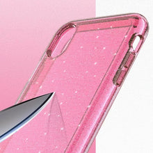 Load image into Gallery viewer, For iPhone XS Max Shockproof Terminator Style Glitter Powder Protector Case, iPhone XS Max (White), iPhone XS Max (Pink), iPhone XS Max (Grey)