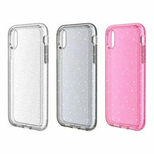 Load image into Gallery viewer, For iPhone XS Max Shockproof Terminator Style Glitter Powder Protector Case, iPhone XS Max (White), iPhone XS Max (Pink), iPhone XS Max (Grey)