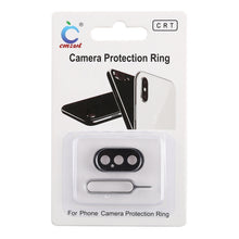Load image into Gallery viewer, Rear Camera Lens Protection Ring Cover with Tray Eject Tool Needle For iPhone XS Max