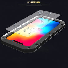 Load image into Gallery viewer, For iPhone XS Max LOVE MEI Powerful Dustproof Shockproof Anti-slip Metal + Silicone Combination Case, For XS Max