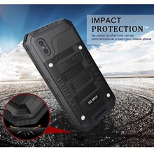 Load image into Gallery viewer, For iPhone XS Max Waterproof Dustproof Shockproof Zinc Alloy + Silicone Case