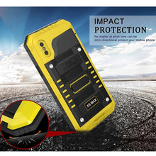 Load image into Gallery viewer, For iPhone XS Max Waterproof Dustproof Shockproof Zinc Alloy + Silicone Case, iPhone XS Max