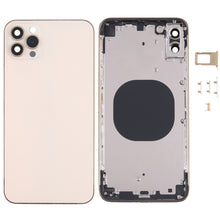 Load image into Gallery viewer, Back Housing Cover with Appearance Imitation of iP13 Pro Max for iPhone XS Max, for iPhone XS Max(Gold), for iPhone XS Max(Blue, for iPhone XS Max(White)