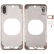Load image into Gallery viewer, Transparent Back Cover with Camera Lens &amp; SIM Card Tray &amp; Side Keys for iPhone XS Max