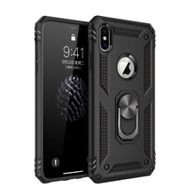 Load image into Gallery viewer, For iPhone XS Max Armor Shockproof TPU + PC Protective Case with 360 Degree Rotation Holder, For iPhone XS Max