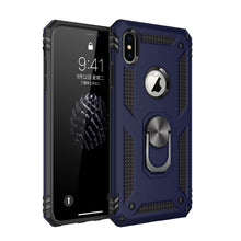 Load image into Gallery viewer, For iPhone XS Max Armor Shockproof TPU + PC Protective Case with 360 Degree Rotation Holder, For iPhone XS Max